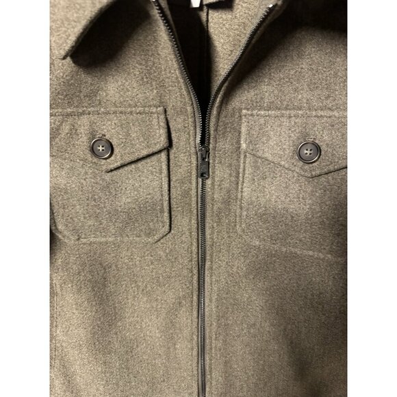 Avec Les Filles Relaxed Collared Zip Pocket Jacket L - Picture 4 of 8